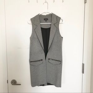 Topshop long vest